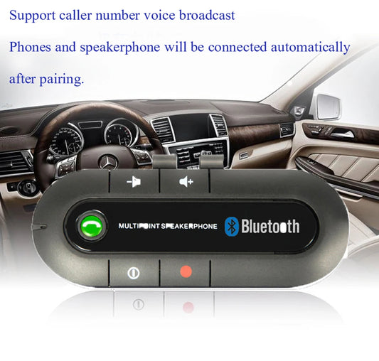 Wireless Handsfree Car Bluetooth Kit – Sun Visor Speakerphone & MP3 Music Player