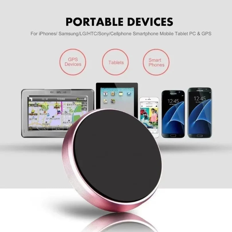 Universal Magnetic Car Phone Holder – Dashboard Mount for iPhone, Samsung & Xiaomi