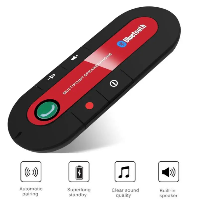 Wireless Handsfree Car Bluetooth Kit – Sun Visor Speakerphone & MP3 Music Player