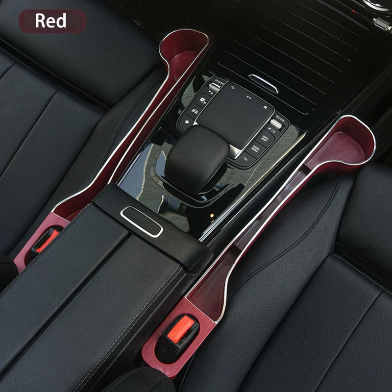 Car Seat Gap Filler Organizer - 2 Pack with Cup & Phone Holder