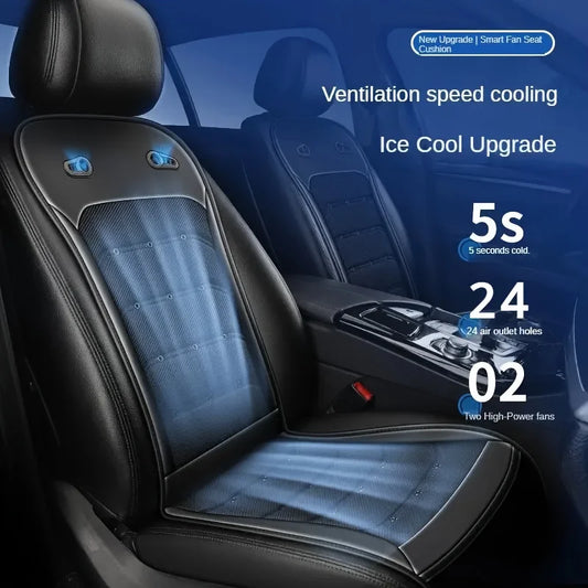 12V/24V Summer Cooling Car Seat Cushion with Intelligent Fans