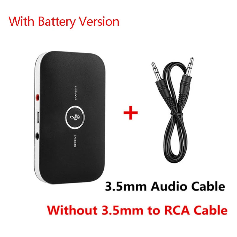 Bluetooth 5.0 Audio Transmitter & Receiver – 3.5mm AUX, RCA, USB Wireless Adapter