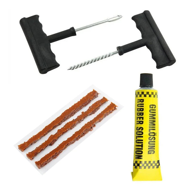 5-50Pc Car Tire Repair Kit – Tubeless Puncture Plug & Motorcycle/Truck Tools