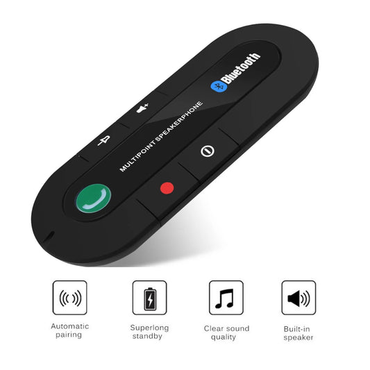 Wireless Handsfree Car Bluetooth Kit – Sun Visor Speakerphone & MP3 Music Player