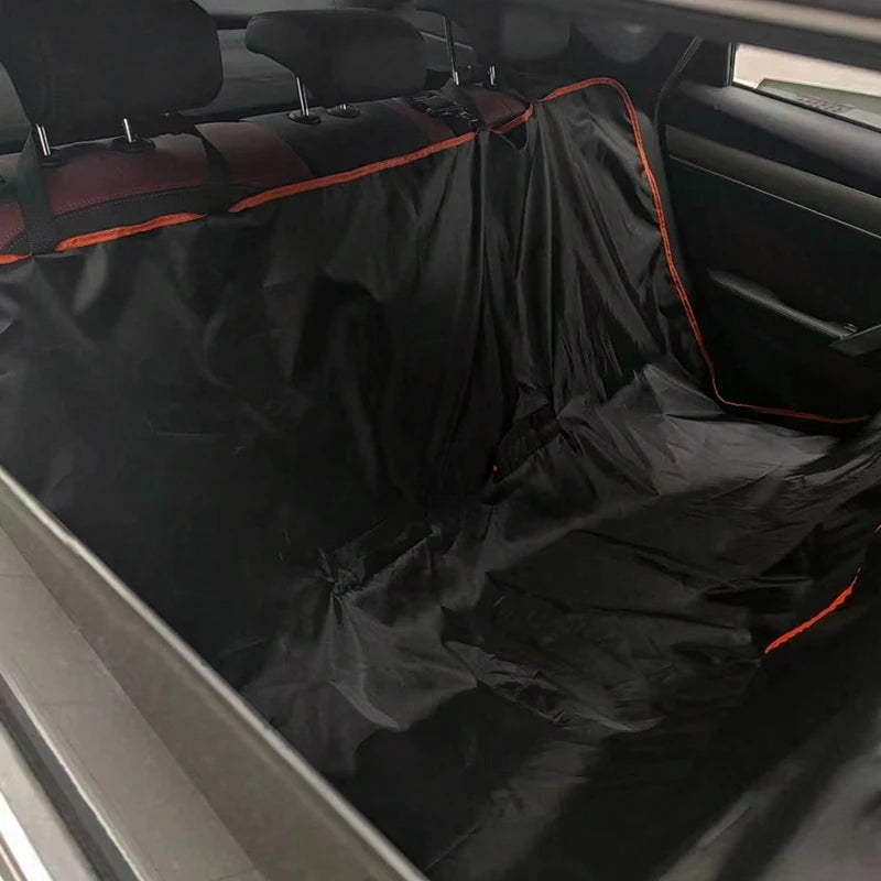 Durable Oxford Cloth Dog Car Seat Cover for Back Seat – Scratchproof Hammock Protector