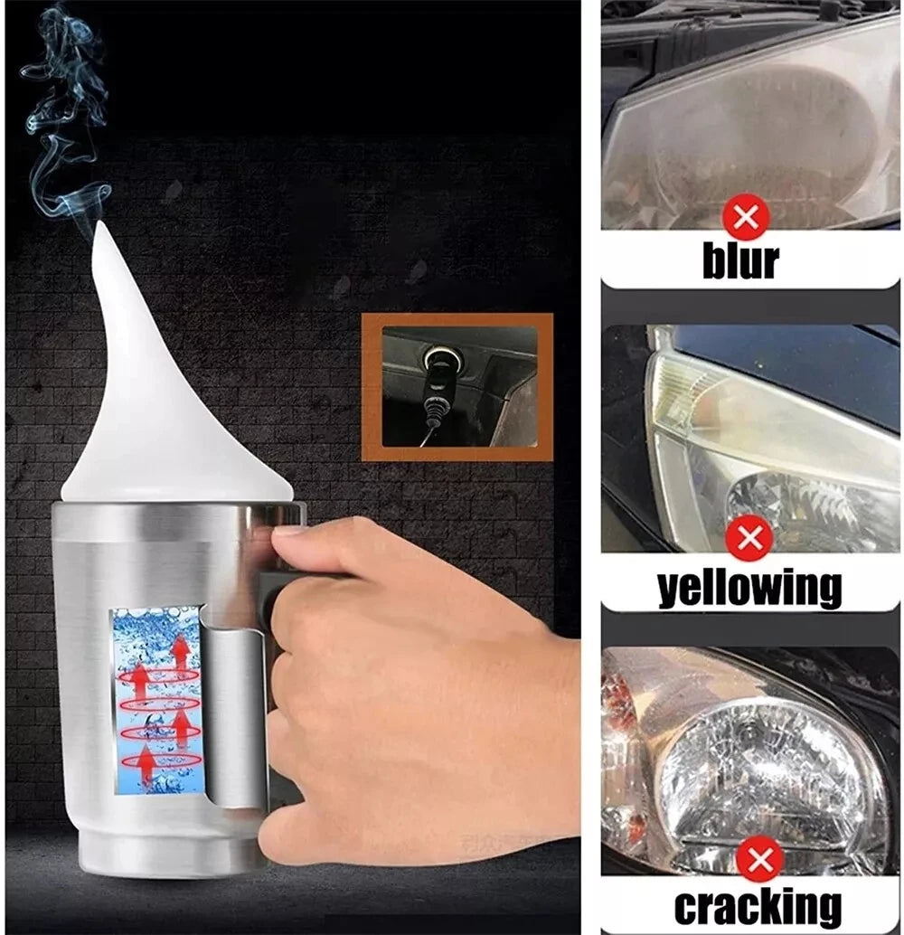 Car Headlight Repair Polish Kit – Restoration & Anti-Scratch Detailing