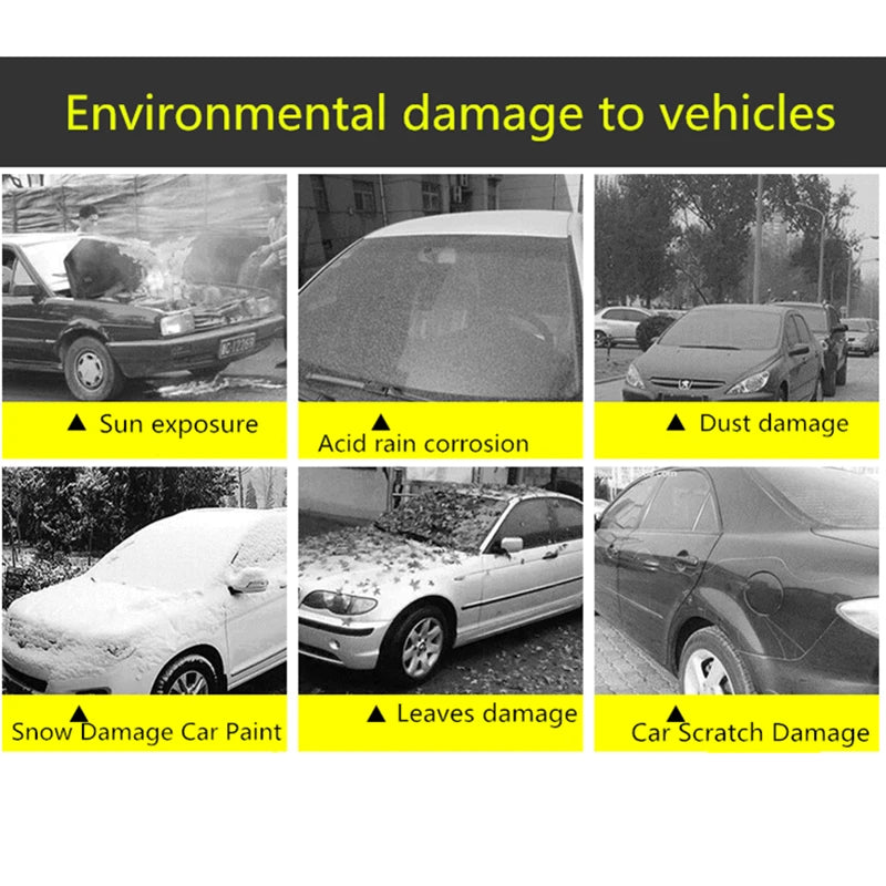 Outdoor Car Cover – Full Snow, Sun & Dust Protection