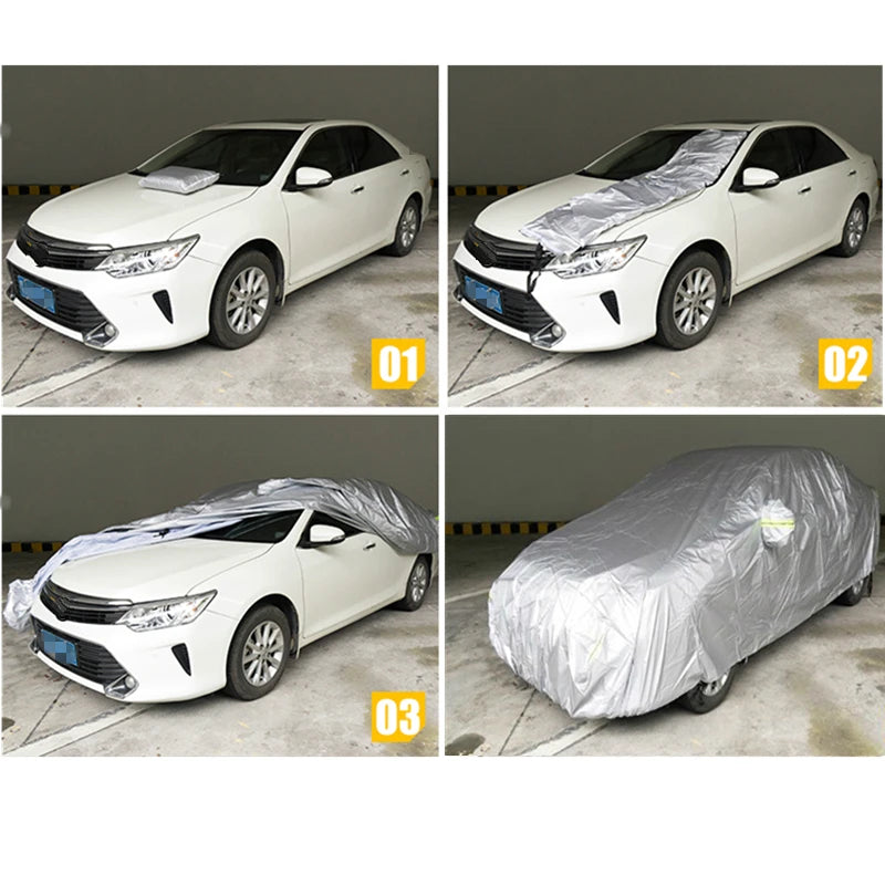 Outdoor Car Cover – Full Snow, Sun & Dust Protection