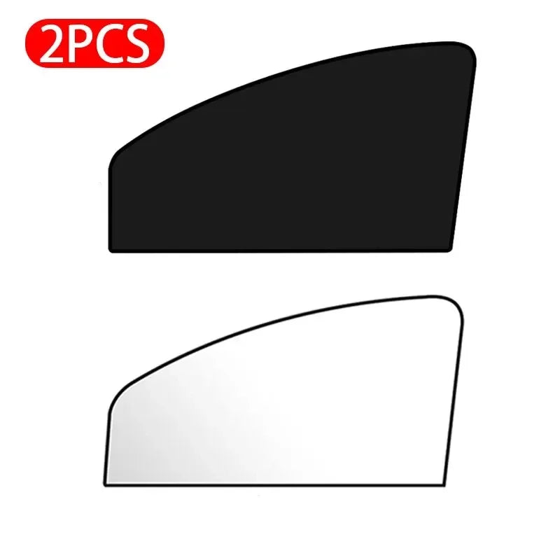 2Pcs Car Side Window Sun Shade – UV Block, Anti-Glare Privacy Curtain for Front/Back Windows