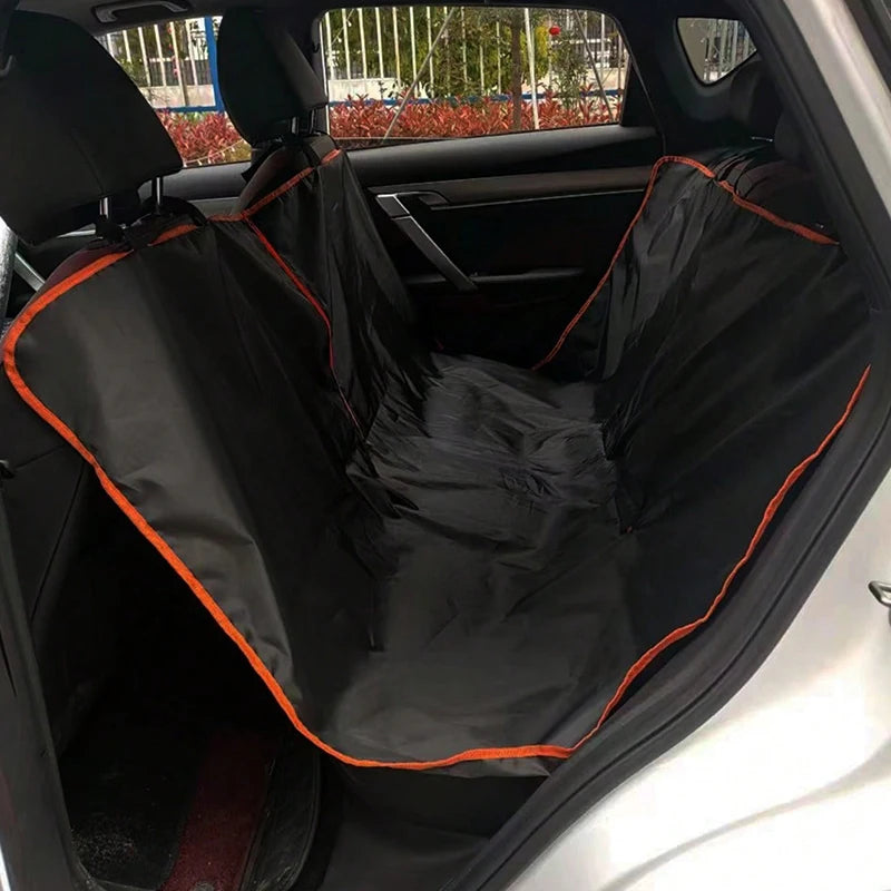 Durable Oxford Cloth Dog Car Seat Cover for Back Seat – Scratchproof Hammock Protector