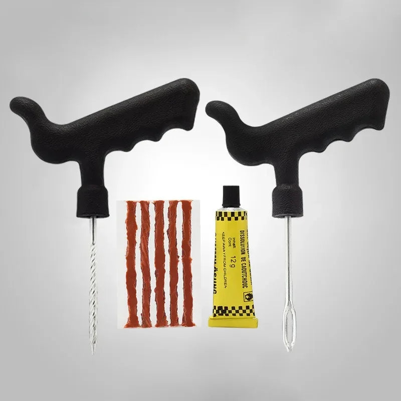 5-50Pc Car Tire Repair Kit – Tubeless Puncture Plug & Motorcycle/Truck Tools