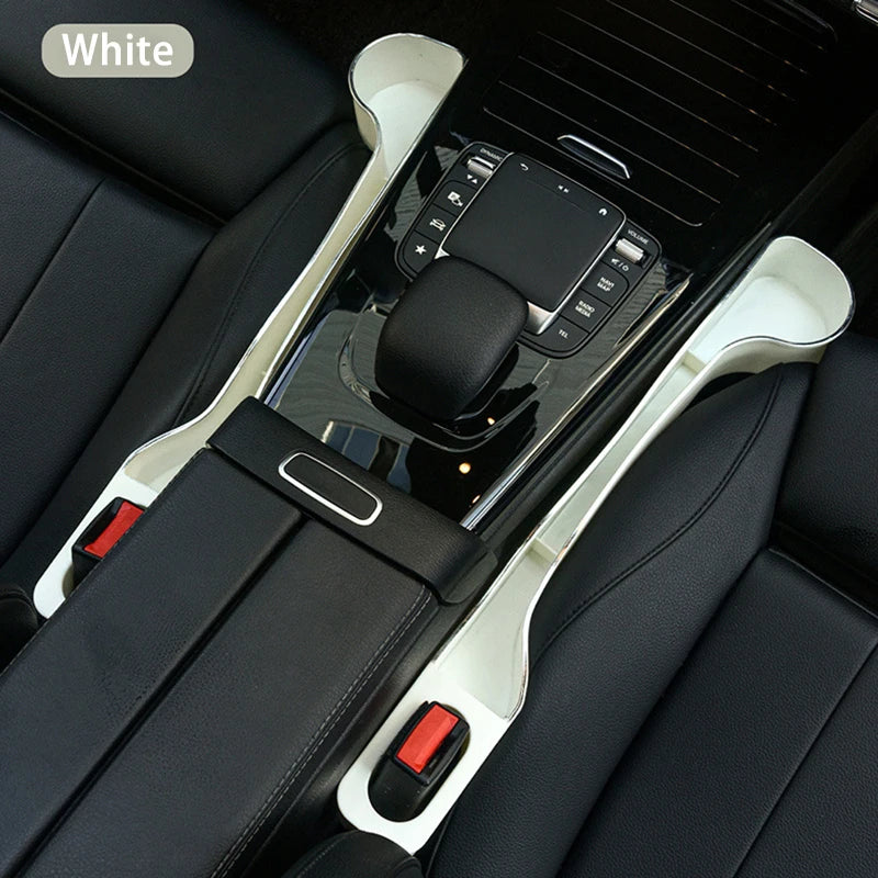 Car Seat Gap Filler Organizer - 2 Pack with Cup & Phone Holder